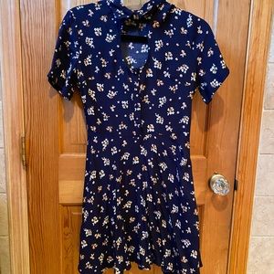 Blue collared forever 21 dress